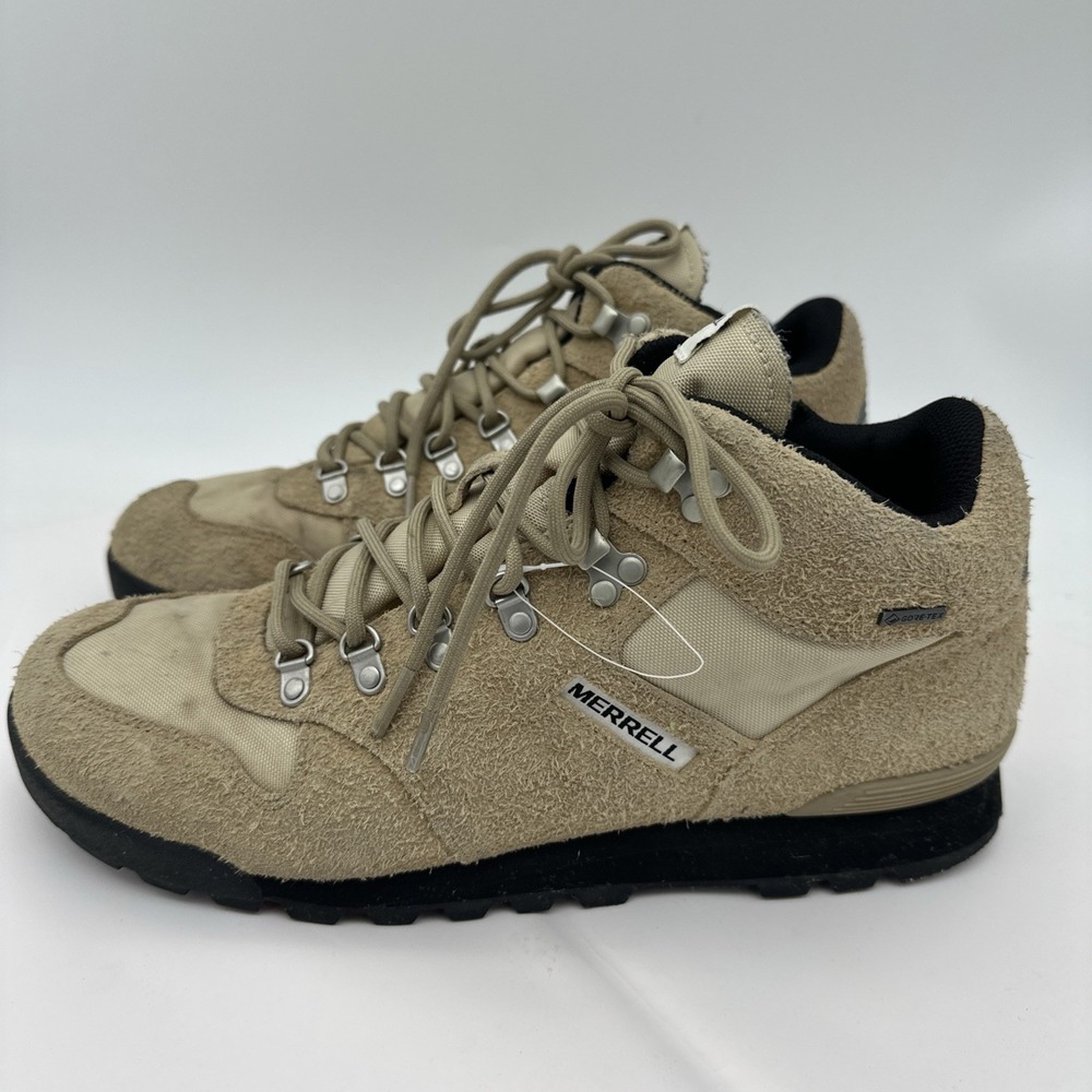 Merrell Ridge GTX Gore-Tex Mid Boots Shoes Tan/Light Brown Men's 12US EUC